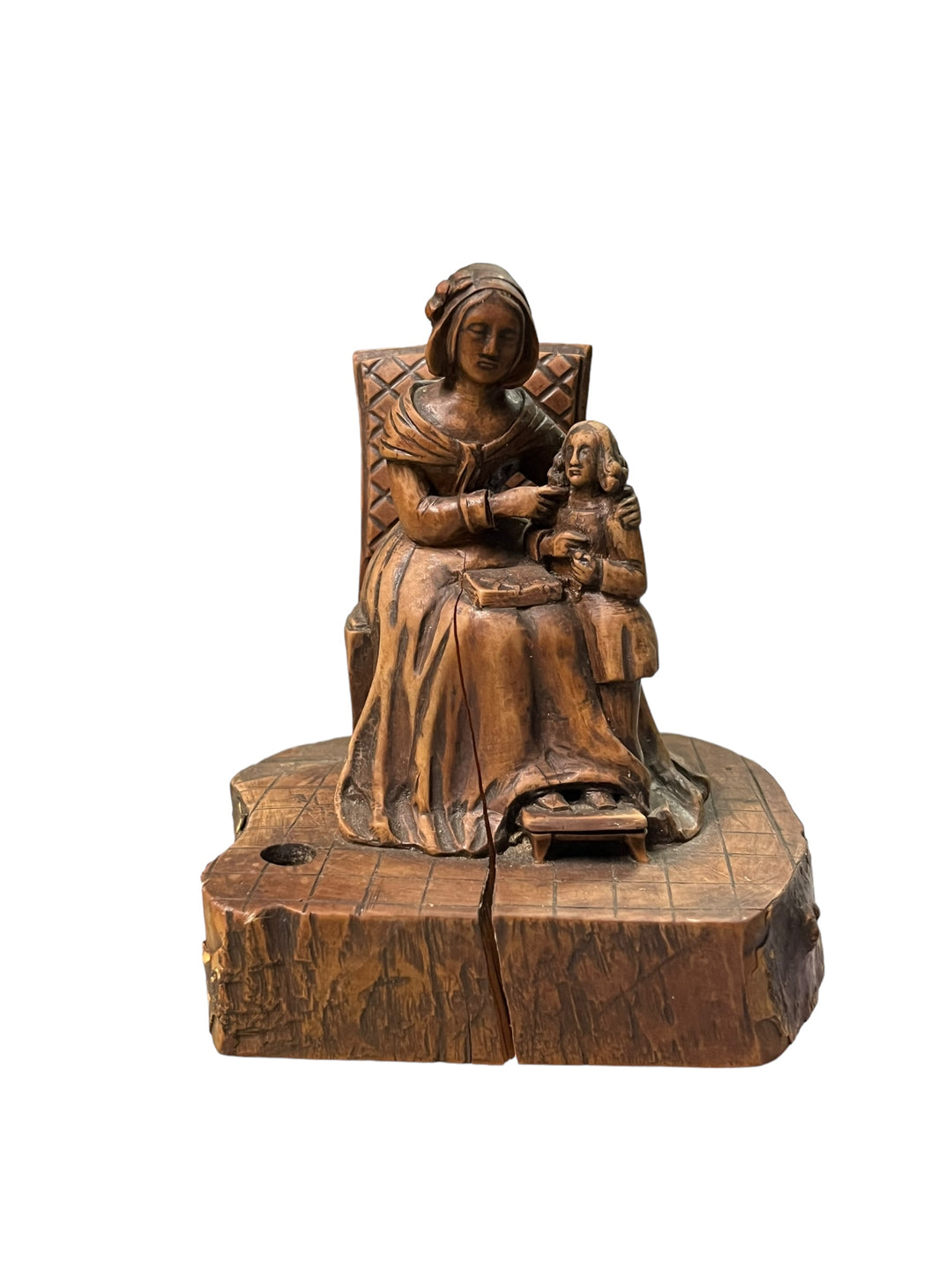 Encrier en bois XIX e