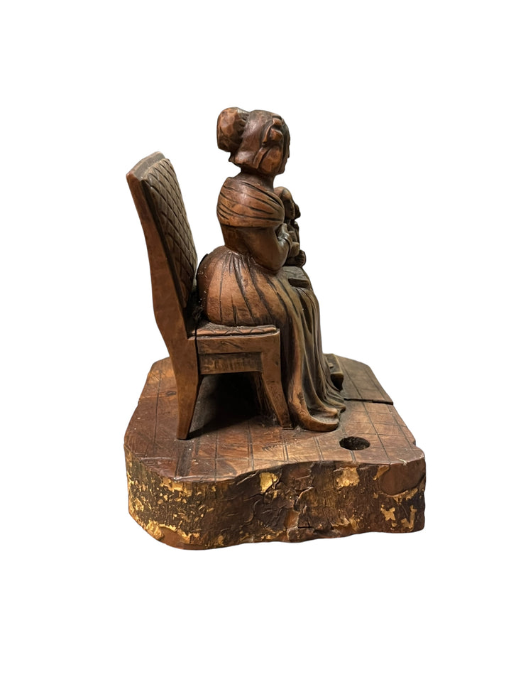 Encrier en bois XIX e