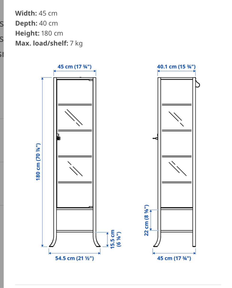 Ikea Klingsbo Showcase