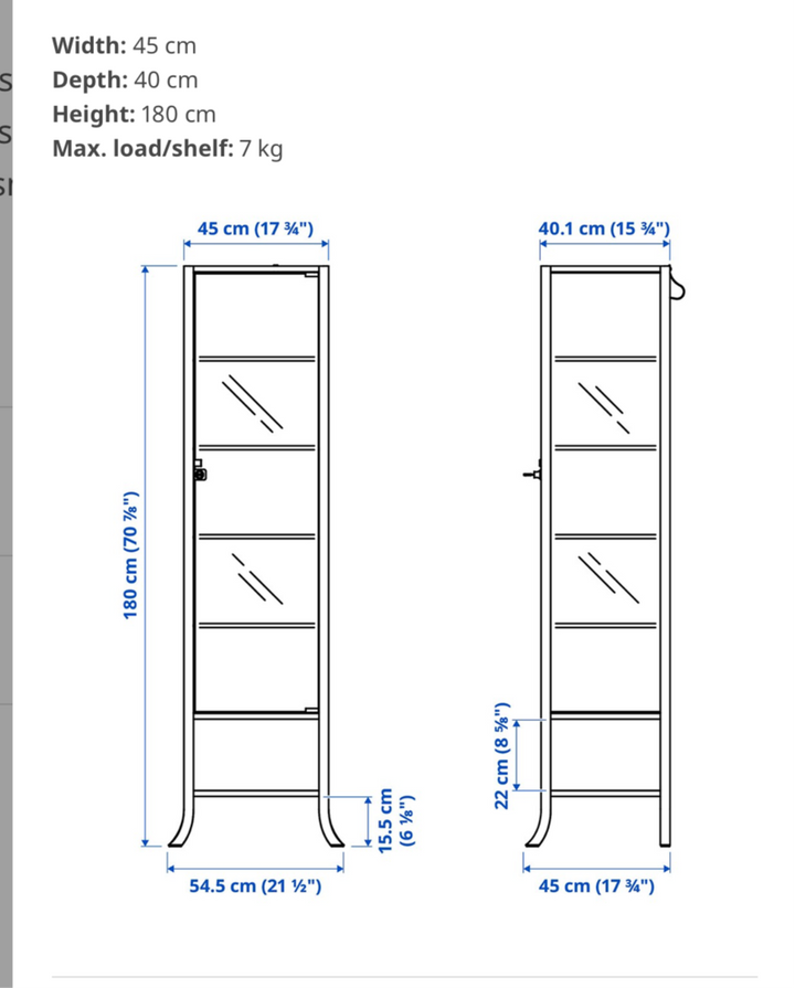 Ikea Klingsbo Showcase