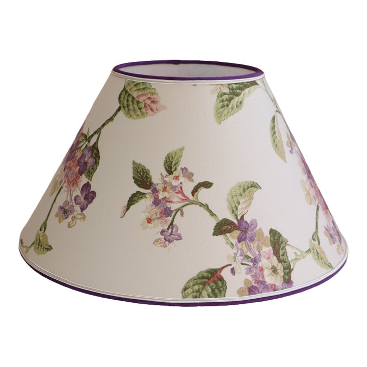 Conical lampshade (Empire), publisher fabric, laminated, handmade