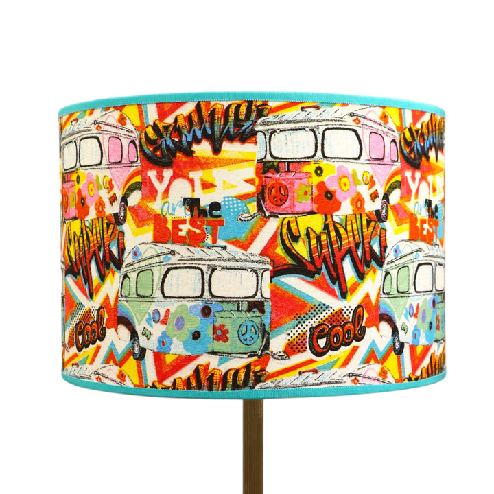 Rectangle pagoda lampshade, publisher fabric, laminated, handmade