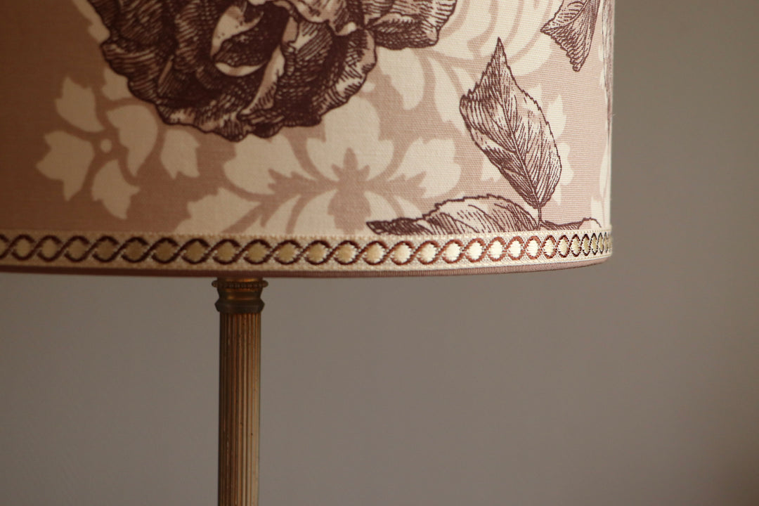 PINK SHABBY CHIC laminated fabric lampshade, ref R4