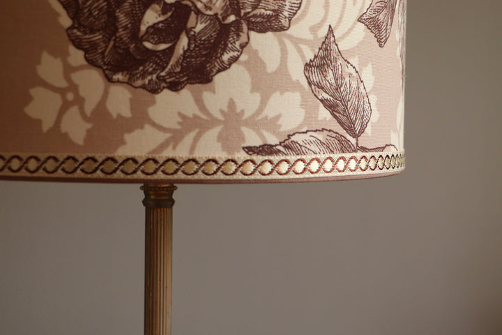 PINK SHABBY CHIC laminated fabric lampshade, ref R4