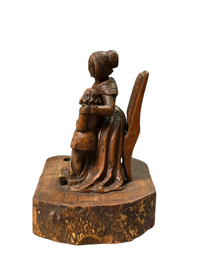 Encrier en bois XIX e