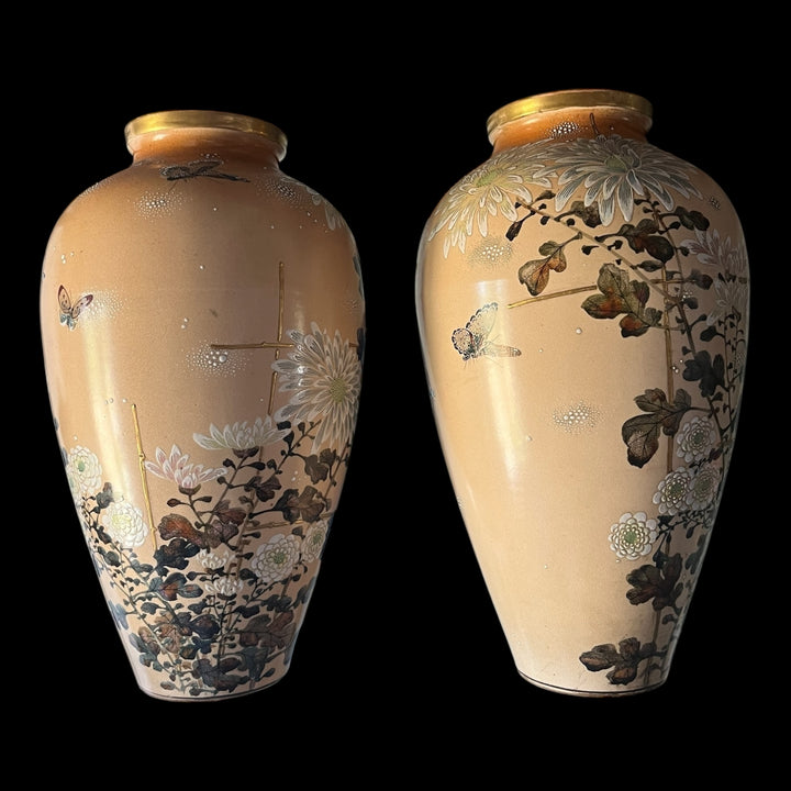 deux vases japonais Satsuma