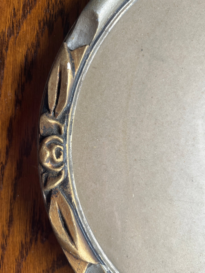 cadre ovale art nouveau pour photo 42x32 cm