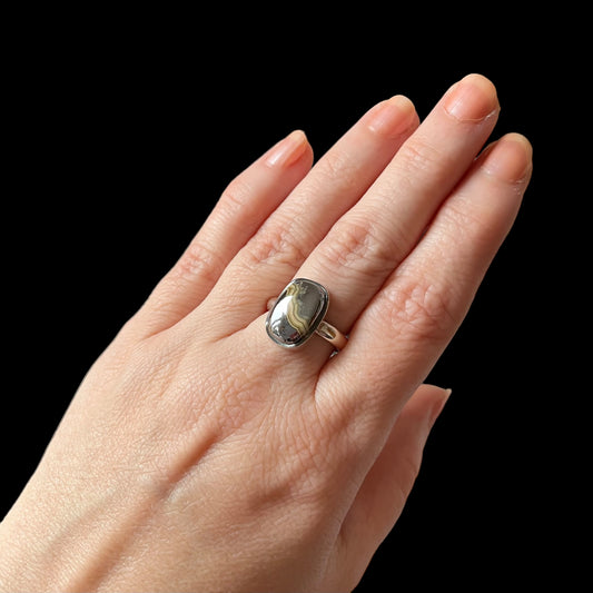 Кольцо из серебра с шаленобманкой - размер 56,5 - BS096