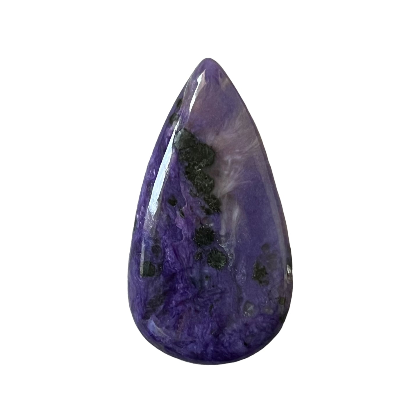 Charoite, CHR084, taille cabochon, 42x22x6 mm