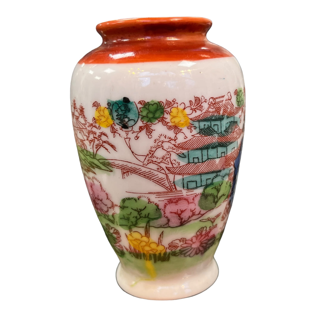 Vase ancien porcelaine Japon Dai Nippon Meiji Kutani