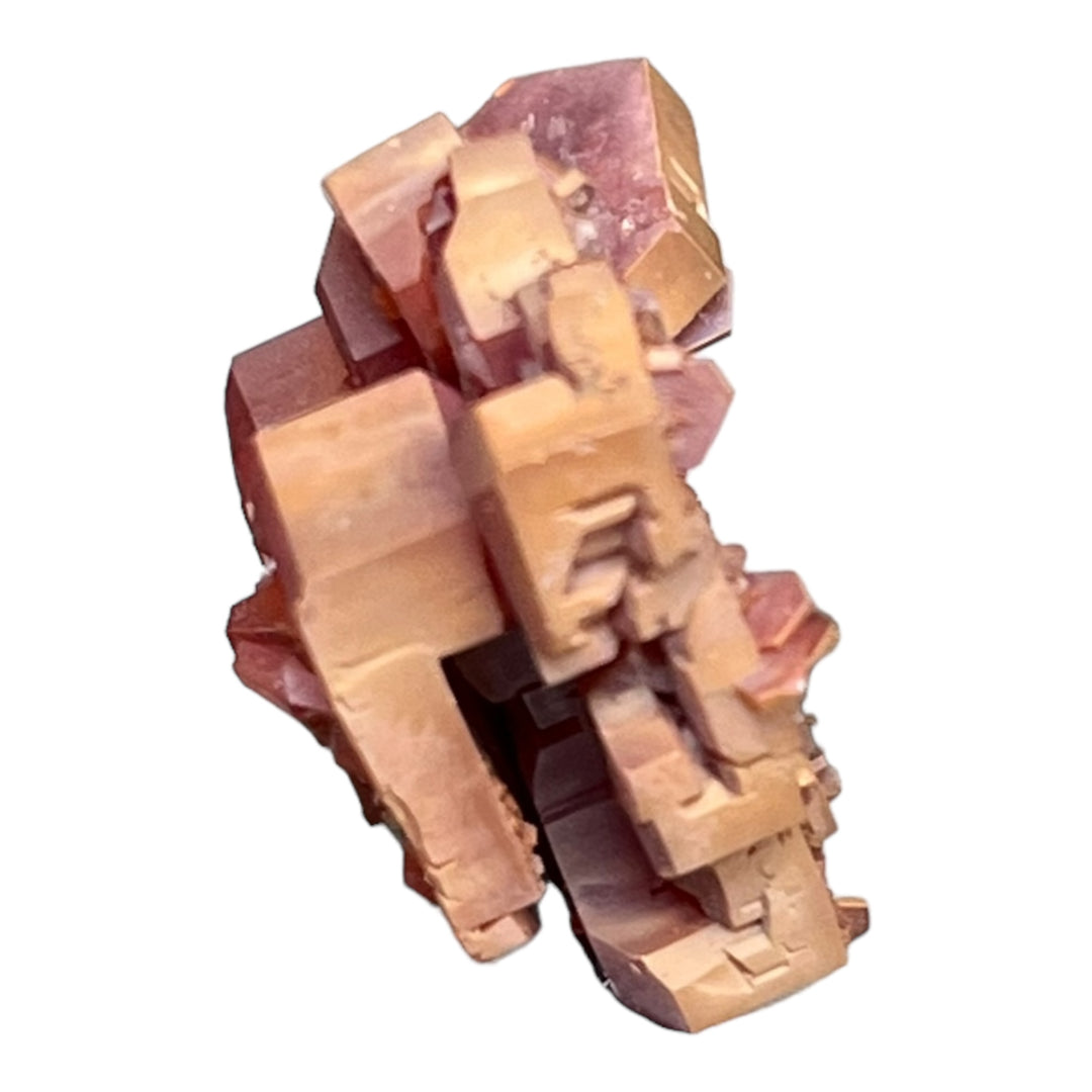 Vanadinite maclée rouge brun du Maroc