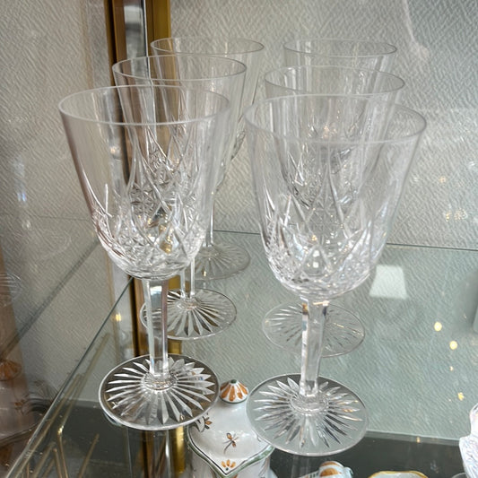 6 Baccarat Water glasses EPRON model