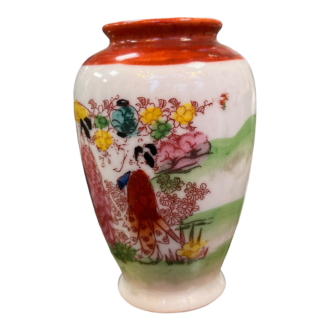 Vase ancien porcelaine Japon Dai Nippon Meiji Kutani