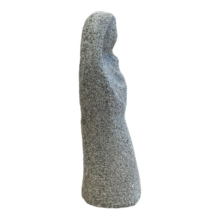 Virgin sculpture to the child in reconstituted stone 20cm