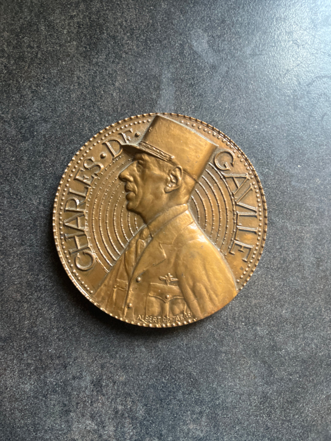 Médaille Général De Gaulle par de Jaeger