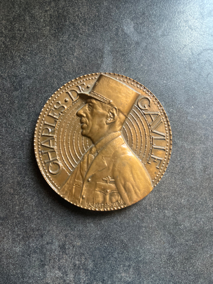 Médaille Général De Gaulle par de Jaeger