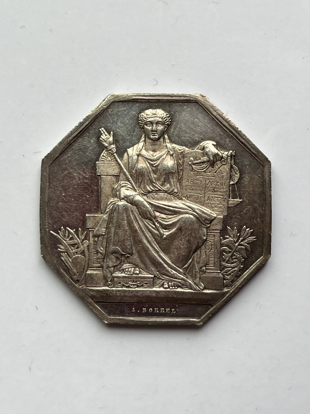 Silbertoken, Notar, Lautstärke von Borrel Corne