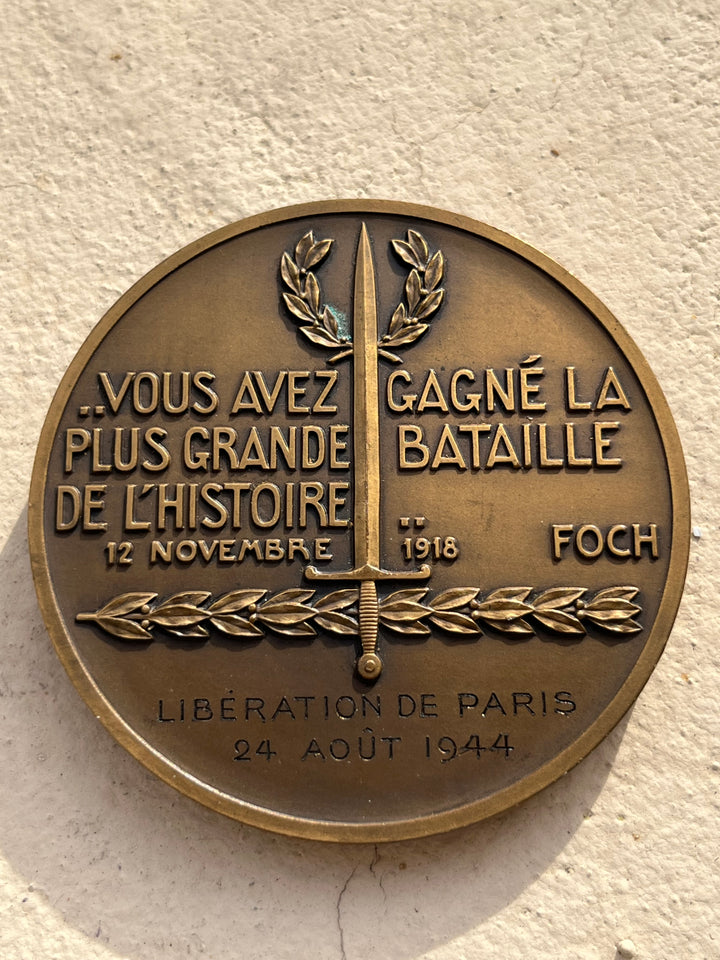 medaille bronze Libération de Paris 1944 de TURIN