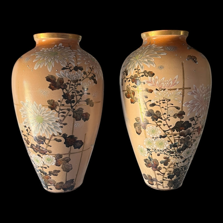 deux vases japonais Satsuma