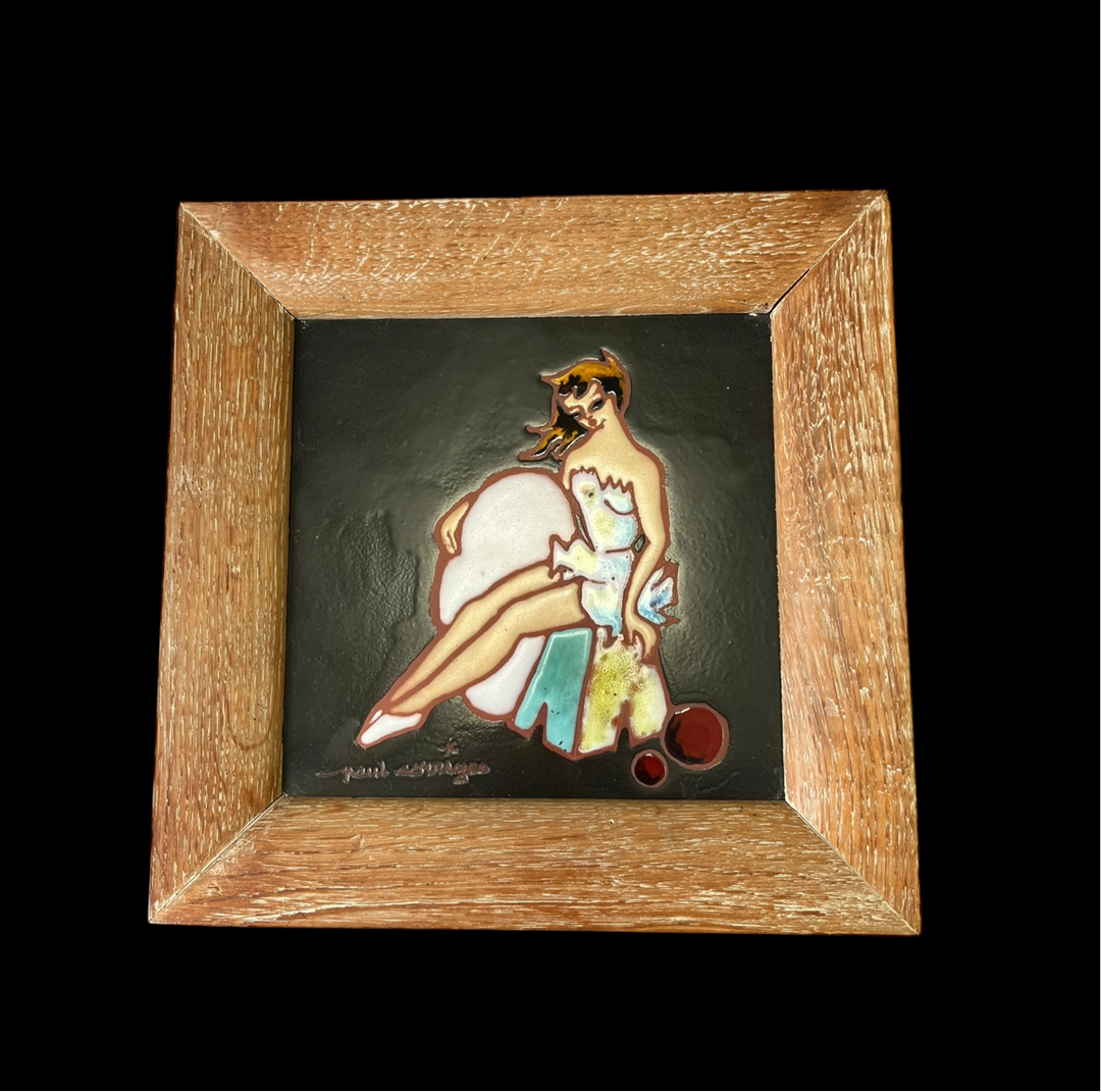 Paul Correct framed ceramic tile