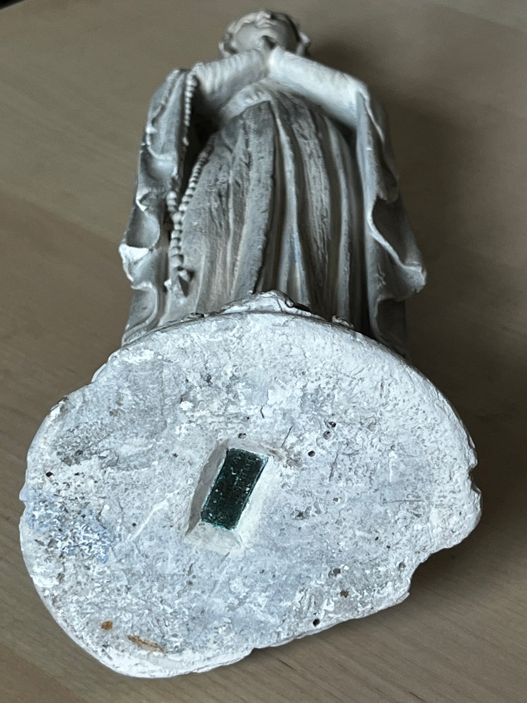 Sculpture Notre Dame De Lourdes De Casciani  En Plâtre