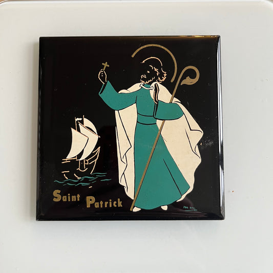 Fernand Mery的Saint Patrick Ceramics Carreau Limoges