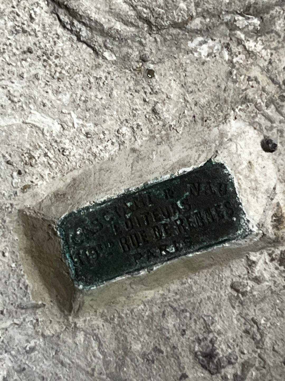 Sculpture Notre Dame De Lourdes De Casciani  En Plâtre