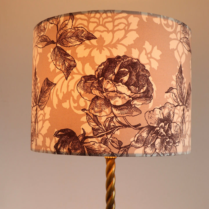 PINK SHABBY CHIC laminated fabric lampshade, ref R2