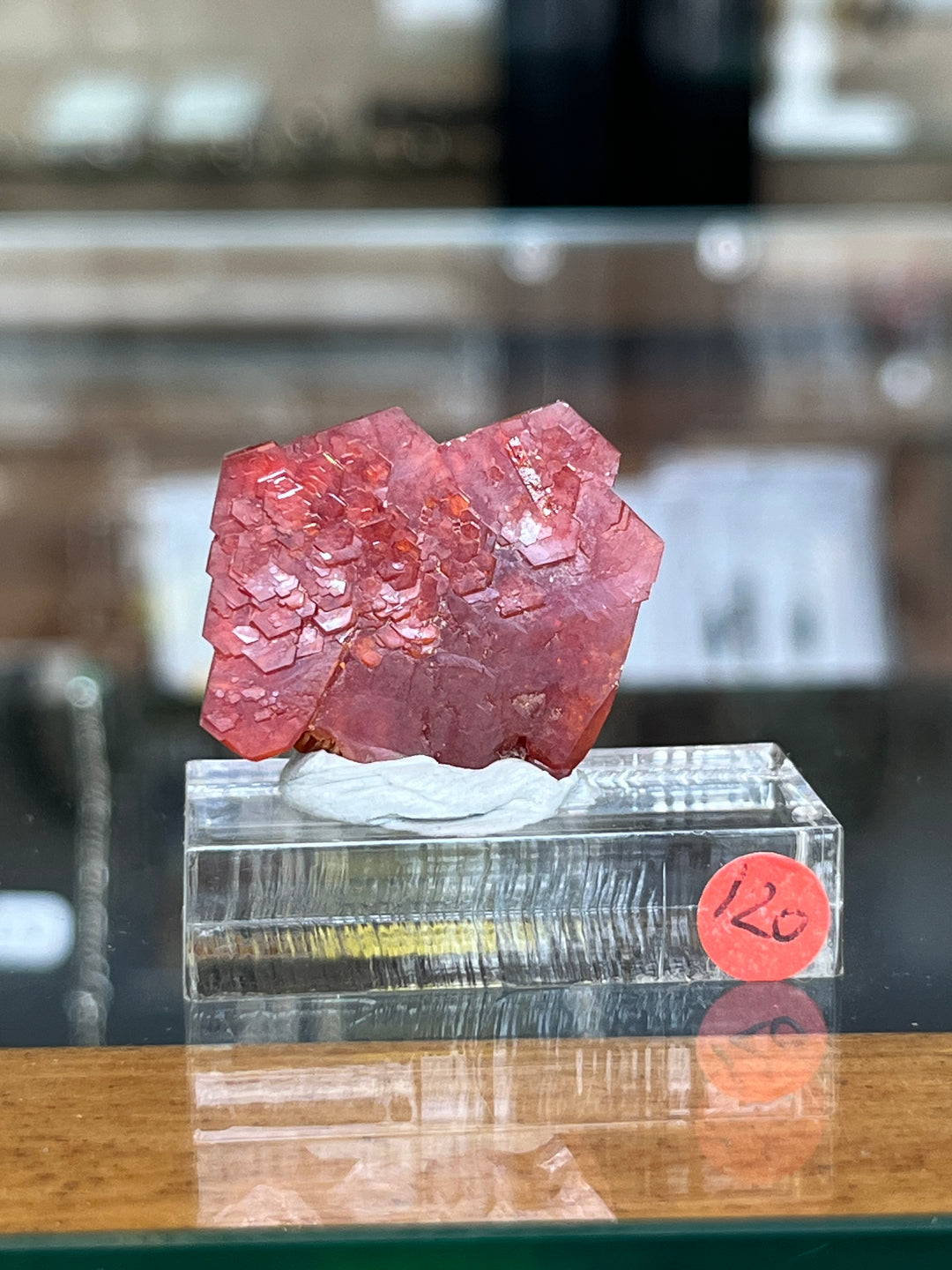 Vanadinite maclée du Maroc