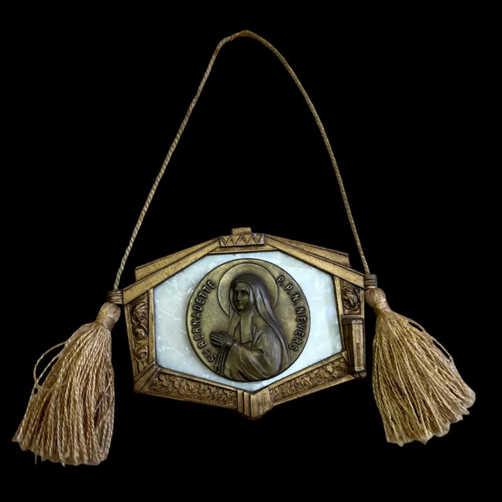Art Deco Medal of Sainte Bernadette P P N Nevers