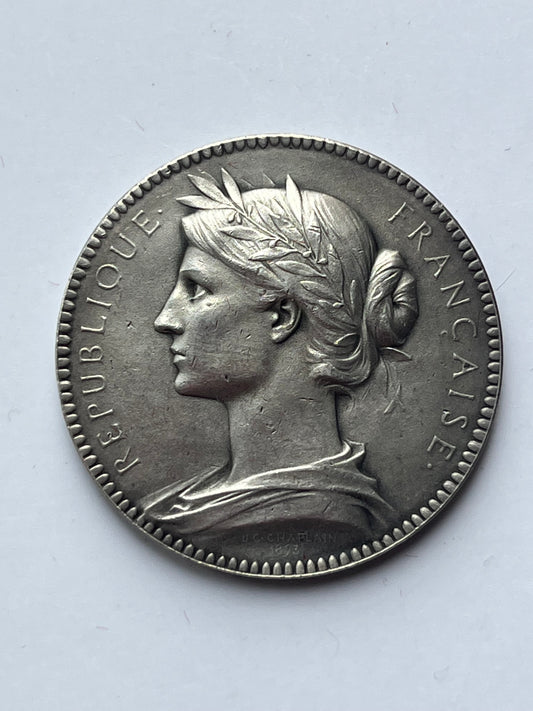 Silver token, NOTARY, PARIS 1893