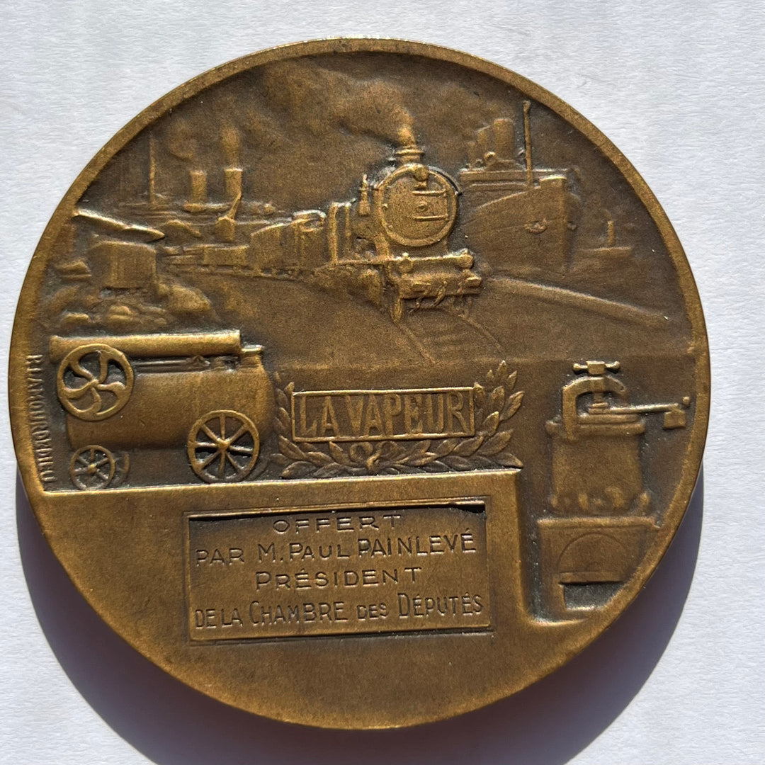 Médaille la vapeur 1924 de lamourdedieu