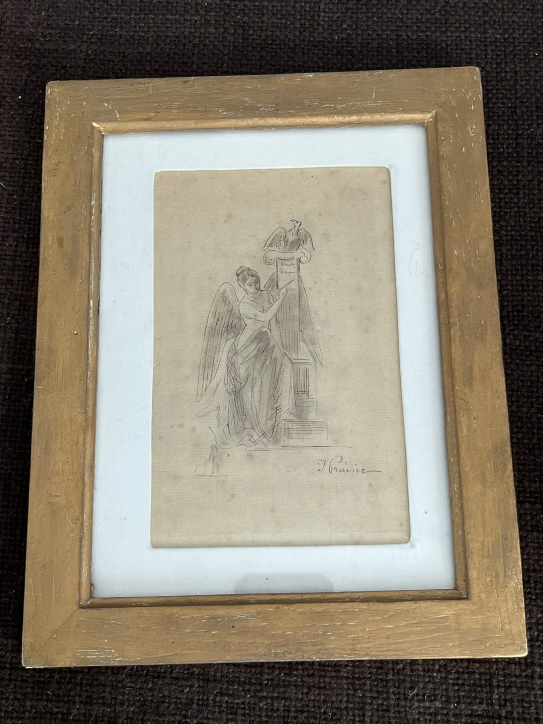 dessin d’étude par James Pradier
