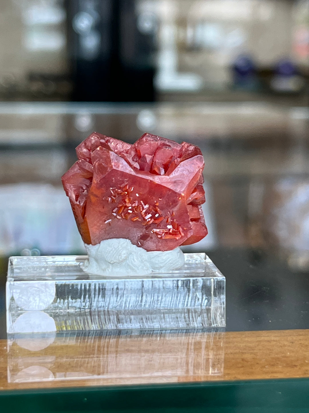 Vanadinite maclée du Maroc