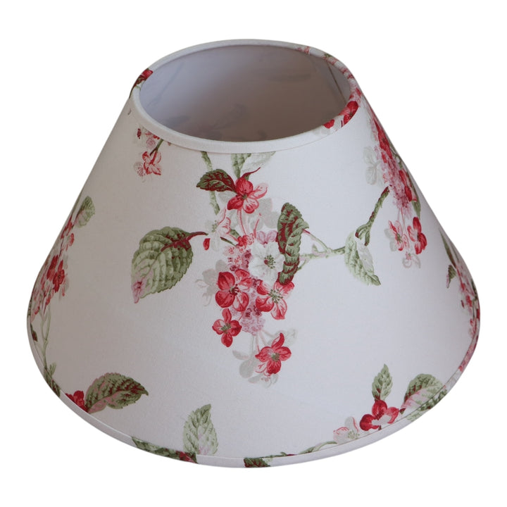 Conical lampshade (Empire), publisher fabric, laminated, handmade