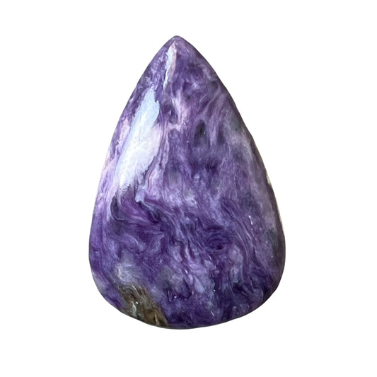 Charoite, CHR082, taille cabochon, 32x21x5 mm