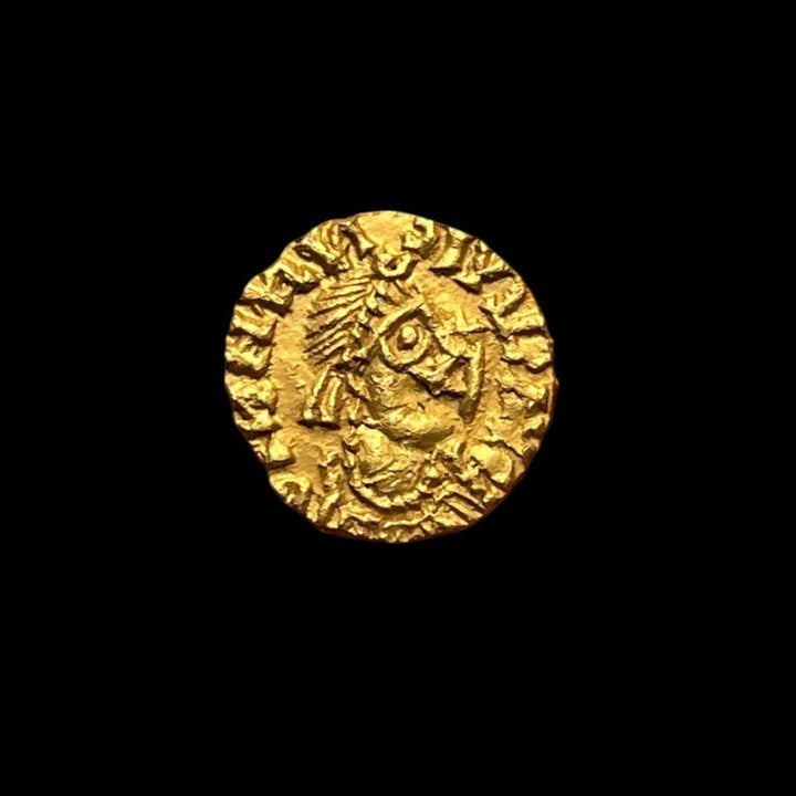 Childebert oder Franken goldenes Gold für Nantes
