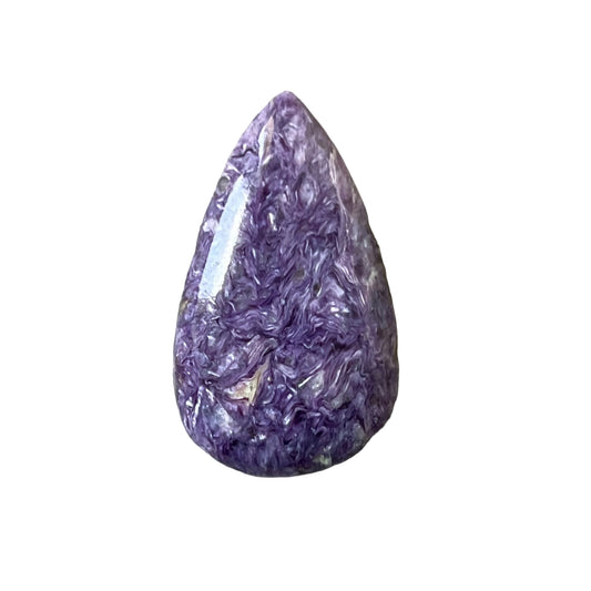 Charoite, CHR086, taille cabochon, 31x18x6 mm