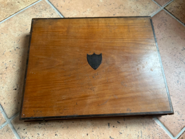 Rare coffret de jeu de Boston et Bog de la maison Alphonse Giroux Paris début XIXe (v. 1820-1840)