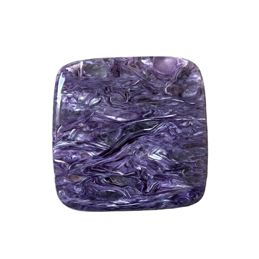 Charoite, CHR061, taille cabochon, 28x28x6 mm