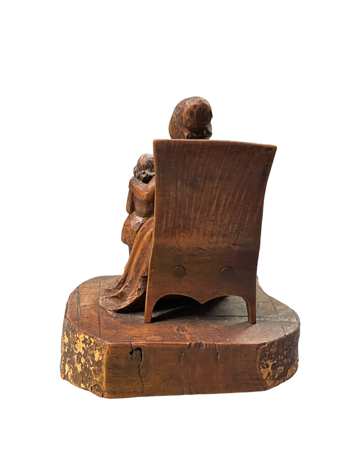 Encrier en bois XIX e