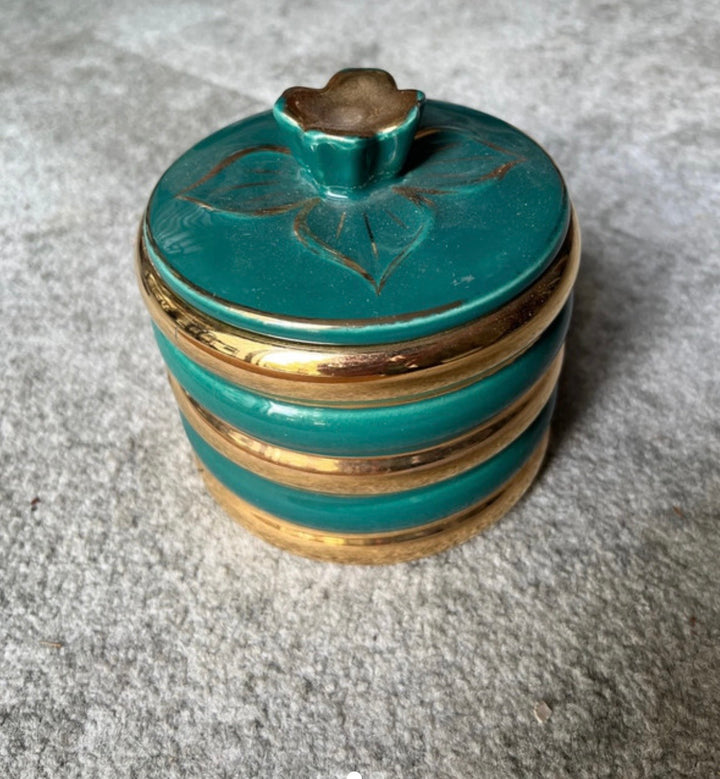 bonbonnière verte or viroflay
