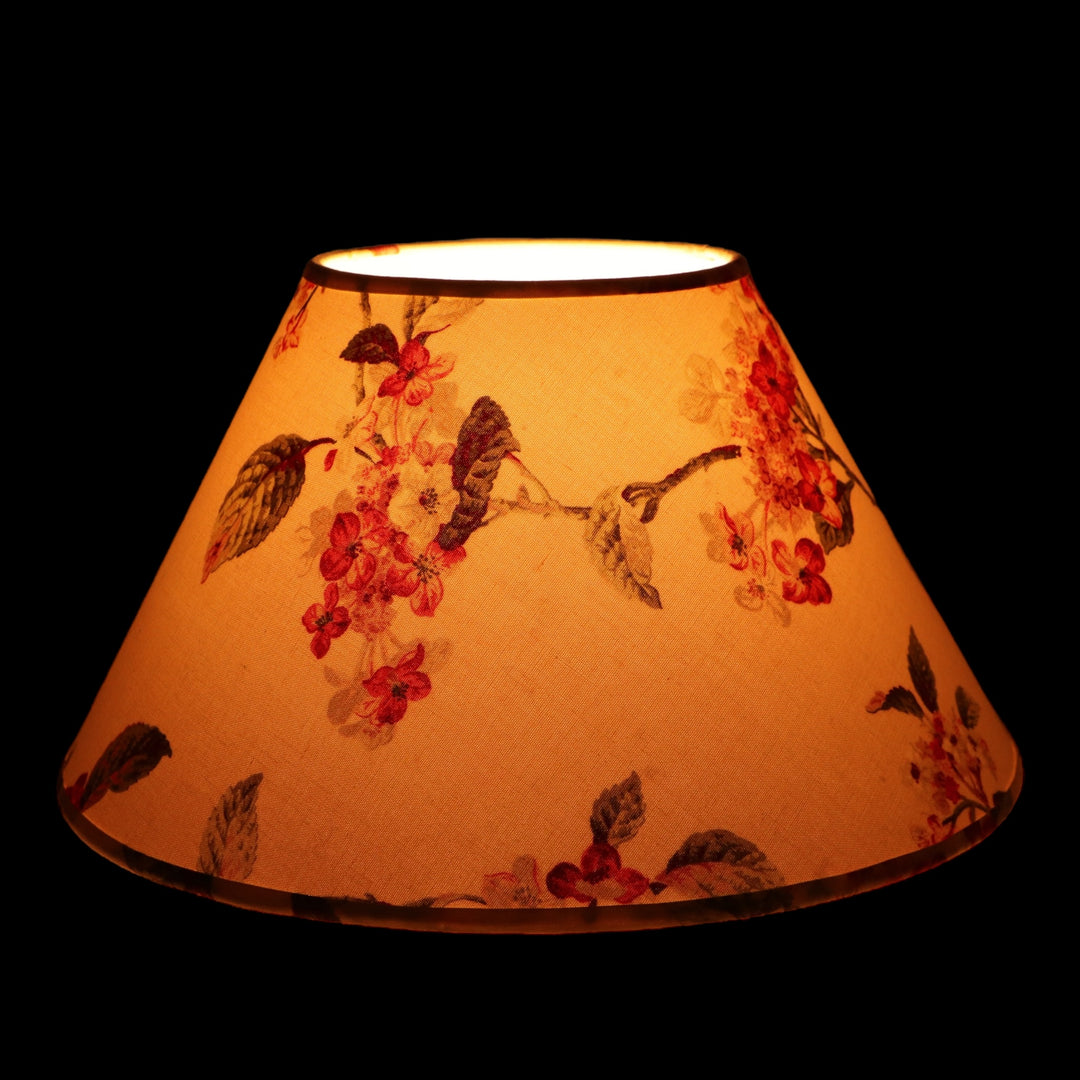 Conical lampshade (Empire), publisher fabric, laminated, handmade