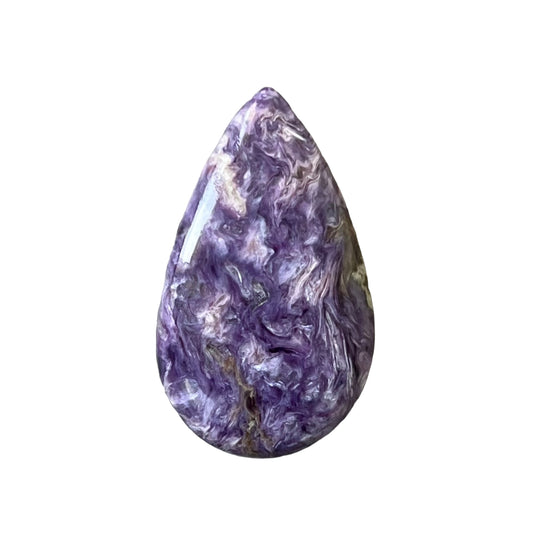 Charoite, CHR087, taille cabochon, 29x17x6 mm