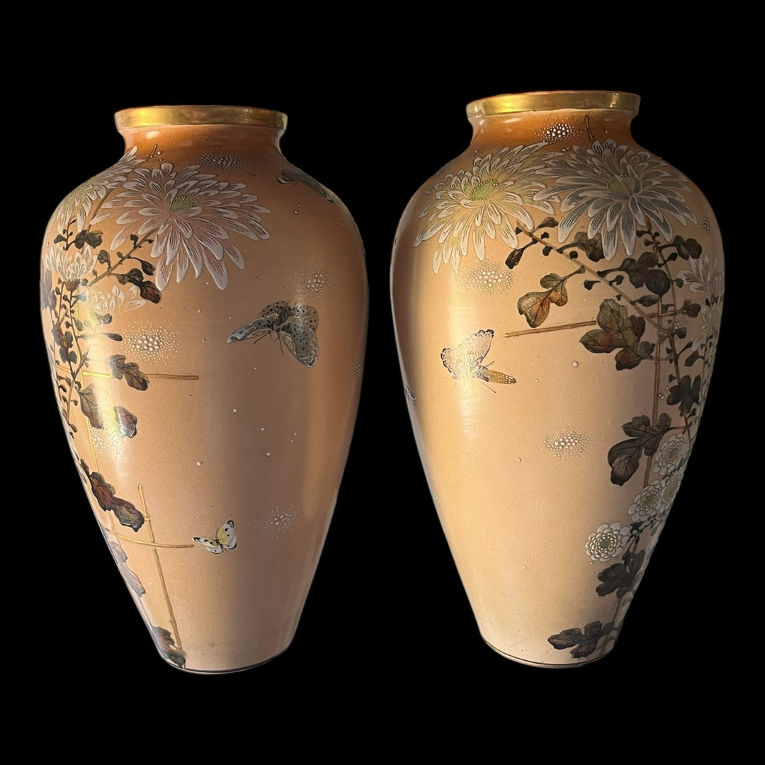 deux vases japonais Satsuma