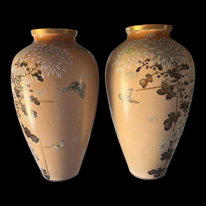 deux vases japonais Satsuma