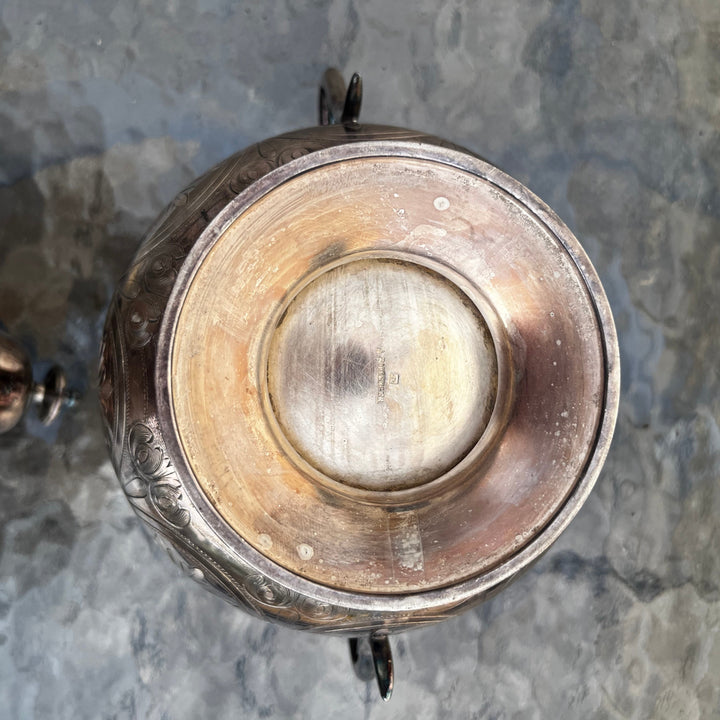 Sucrier A Boulenger metal argenté XIXe