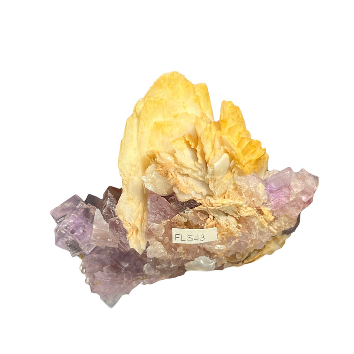 Fluorite and barite quartz Spain FLS43