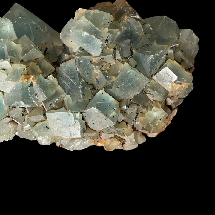 Fluorite bleue, chalcopyrite Le Burc Tarn France DB14