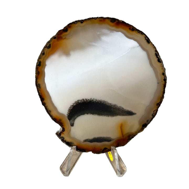 Polished agate slice from Brazil DB145